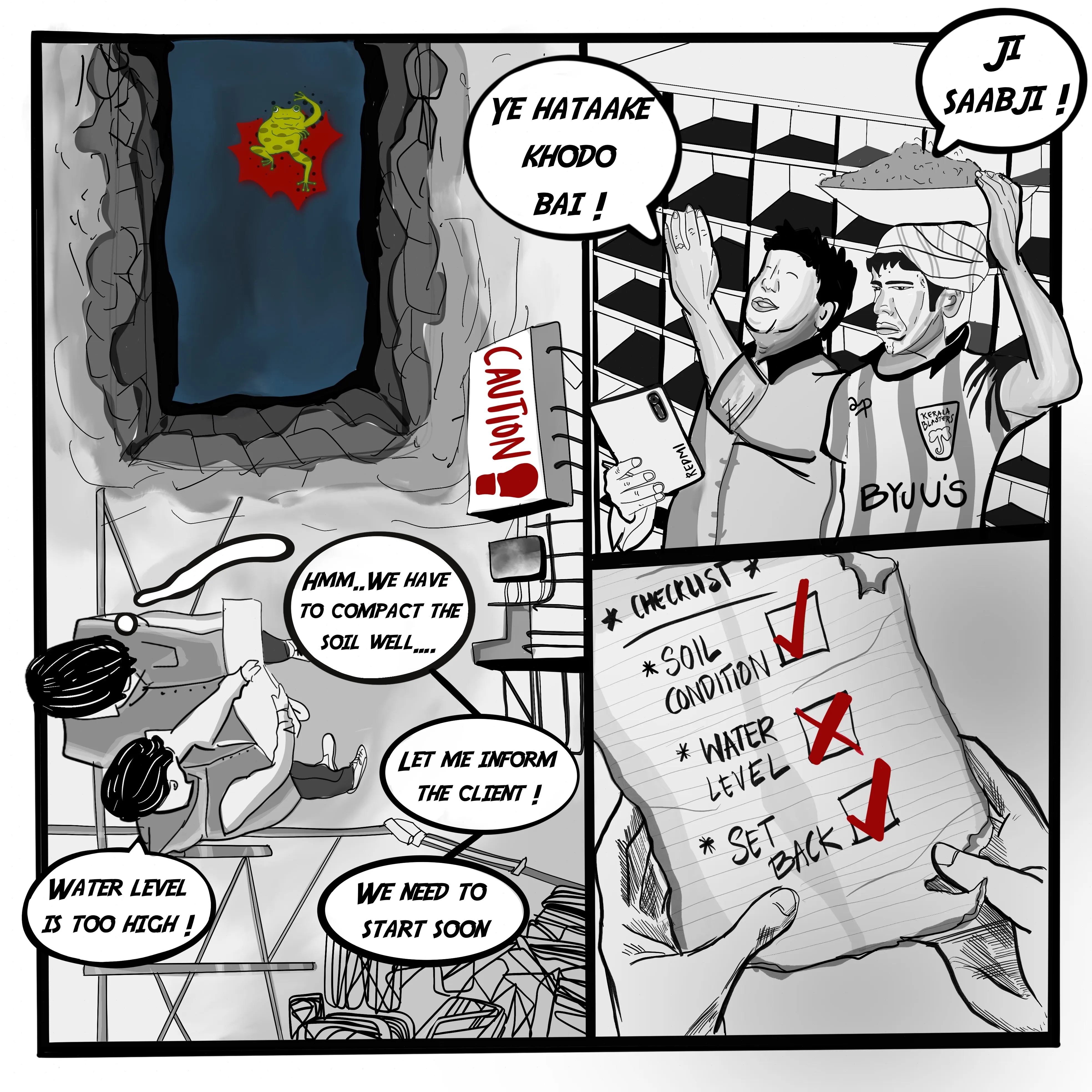 Initial site inspection